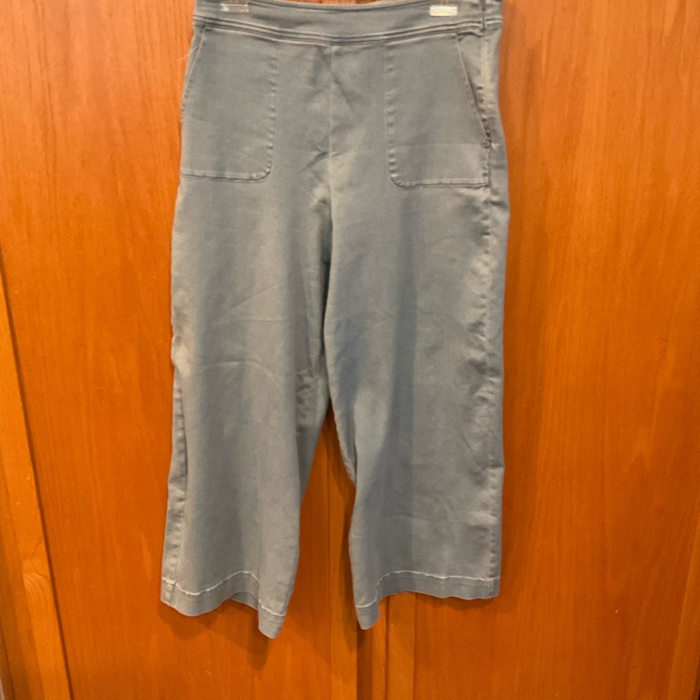 Coldwater Creek Wide Leg Jeans in Faded Blue